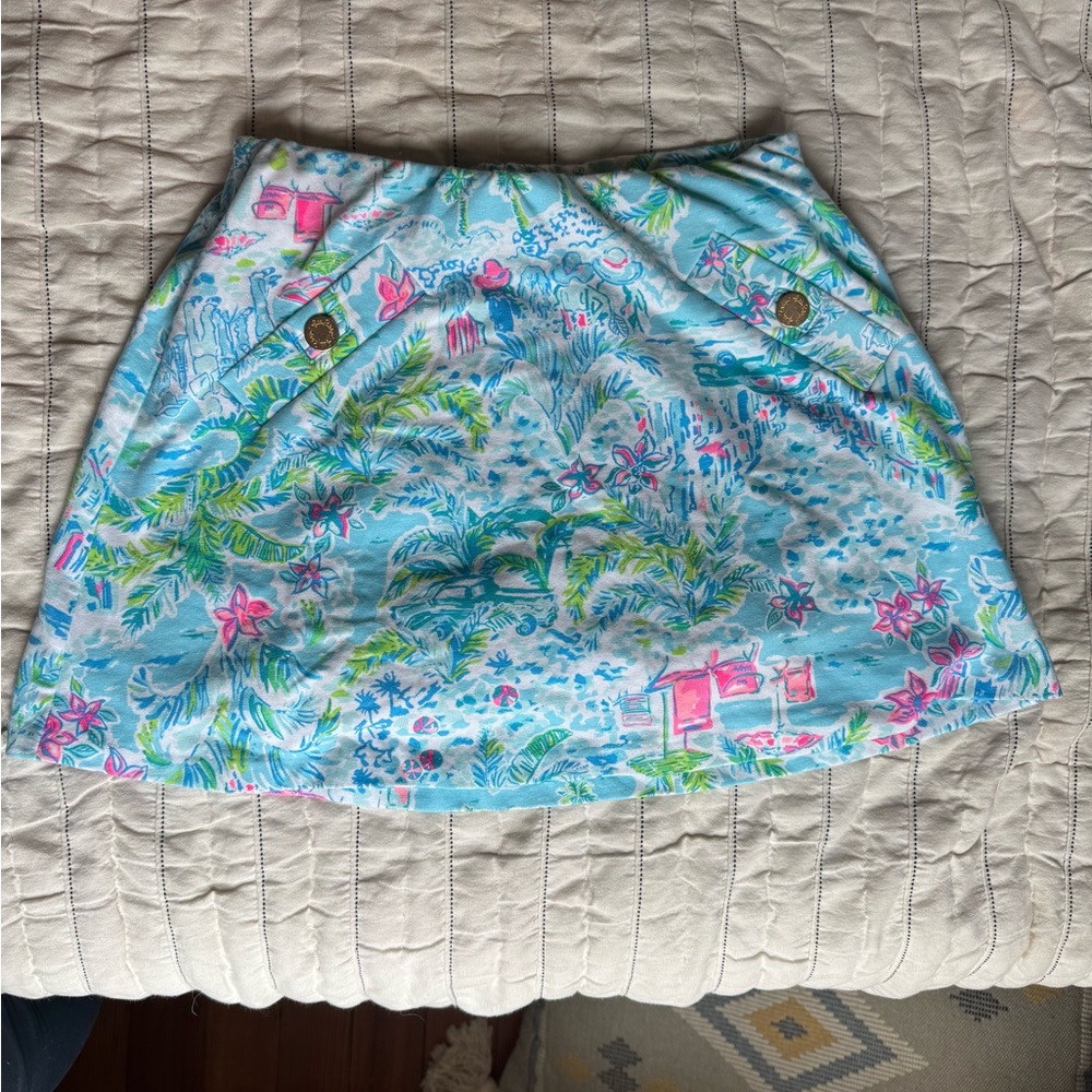 Lilly Pulitzer Blue and Pink skort